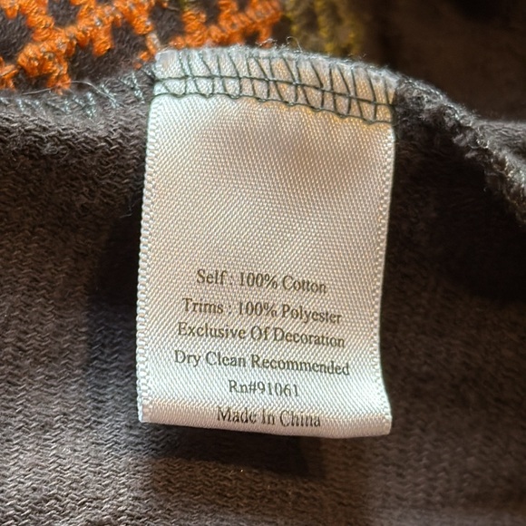 Grey Biya Johnny Was Longsleeved Embroidered Cardigan L - Picture 8 of 10